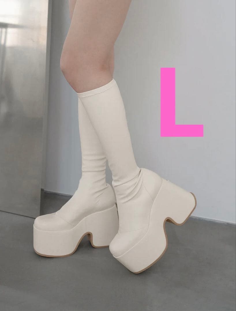 Darich ウルトラストレッチウェッジロングブーツ