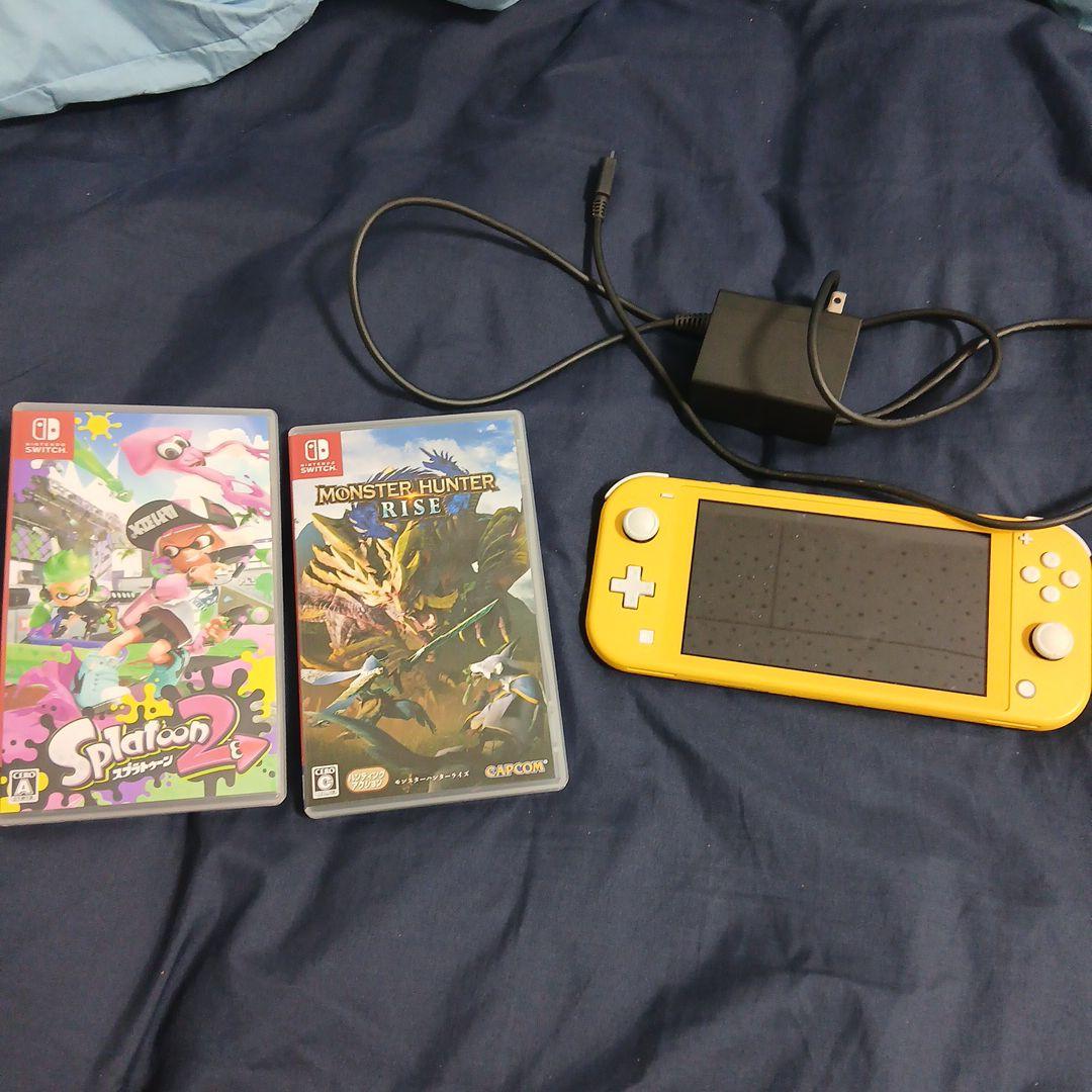Nintendo Switch Lite イエロー ゲーム2本付き
