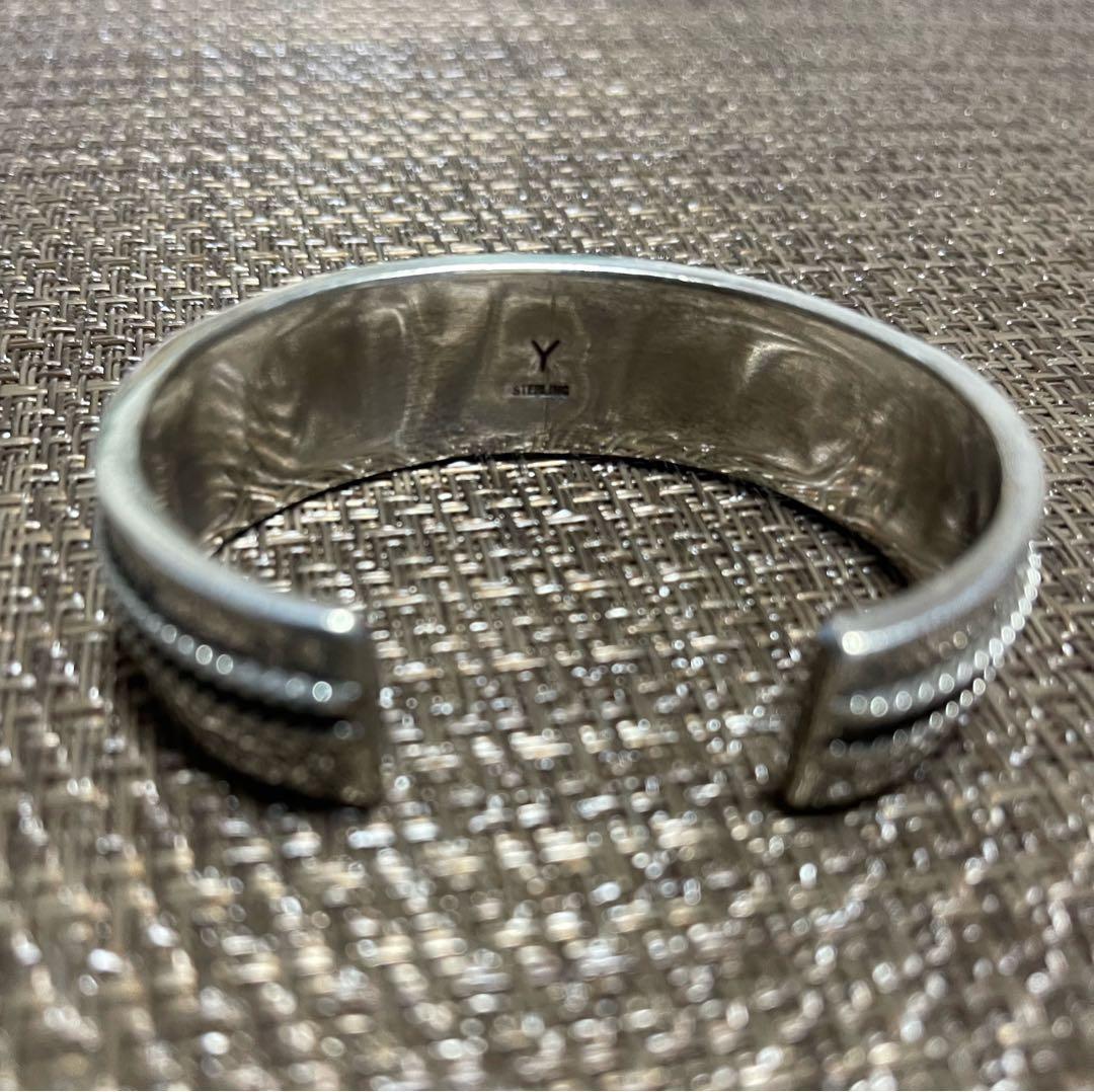 ナバホ族 インレイ バングル　142mm Mサイズ