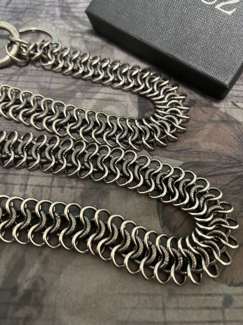 rosen kreuz ウォレットチェーン シルバー 65cm