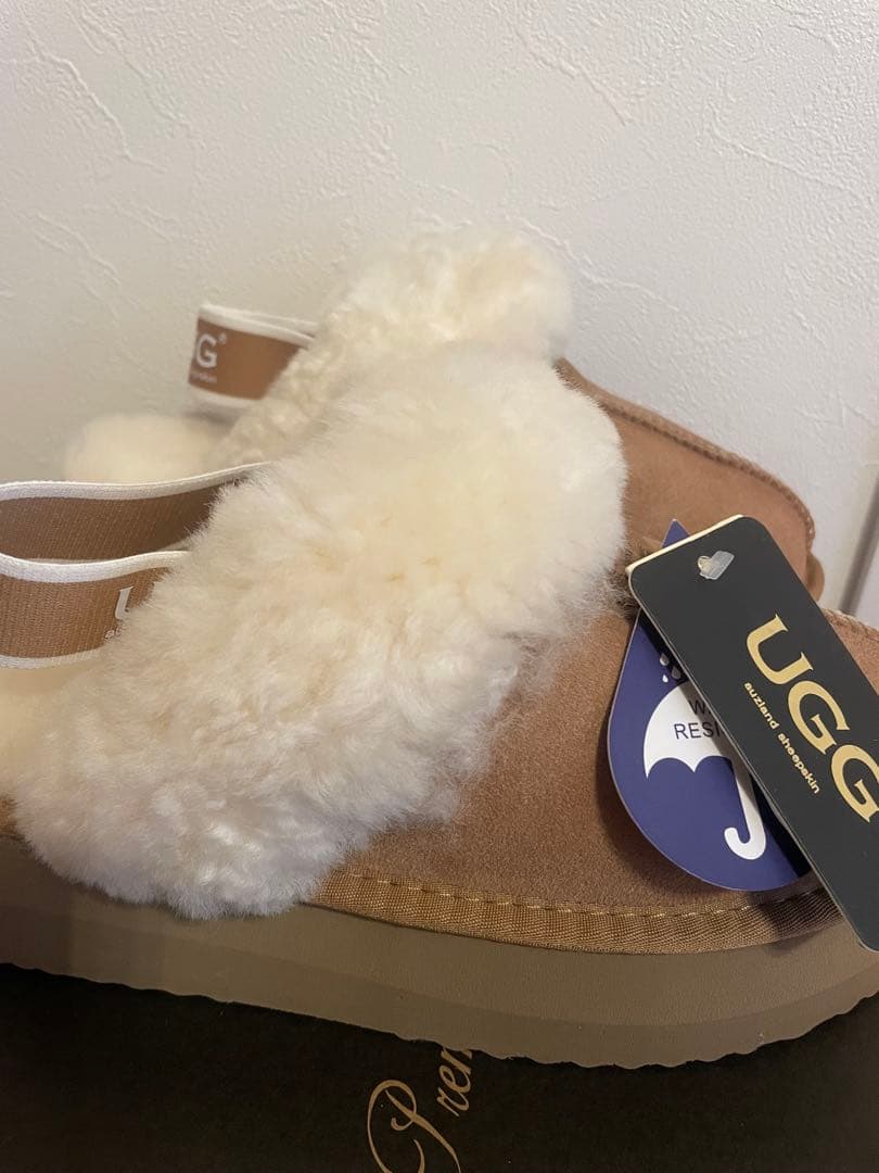 ムートンブーツ ベージュ