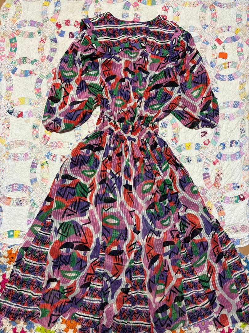 diane freis 風　ワンピース　ダイアンフレイス　vintage 古着