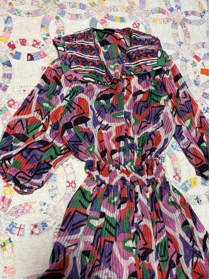 diane freis 風　ワンピース　ダイアンフレイス　vintage 古着