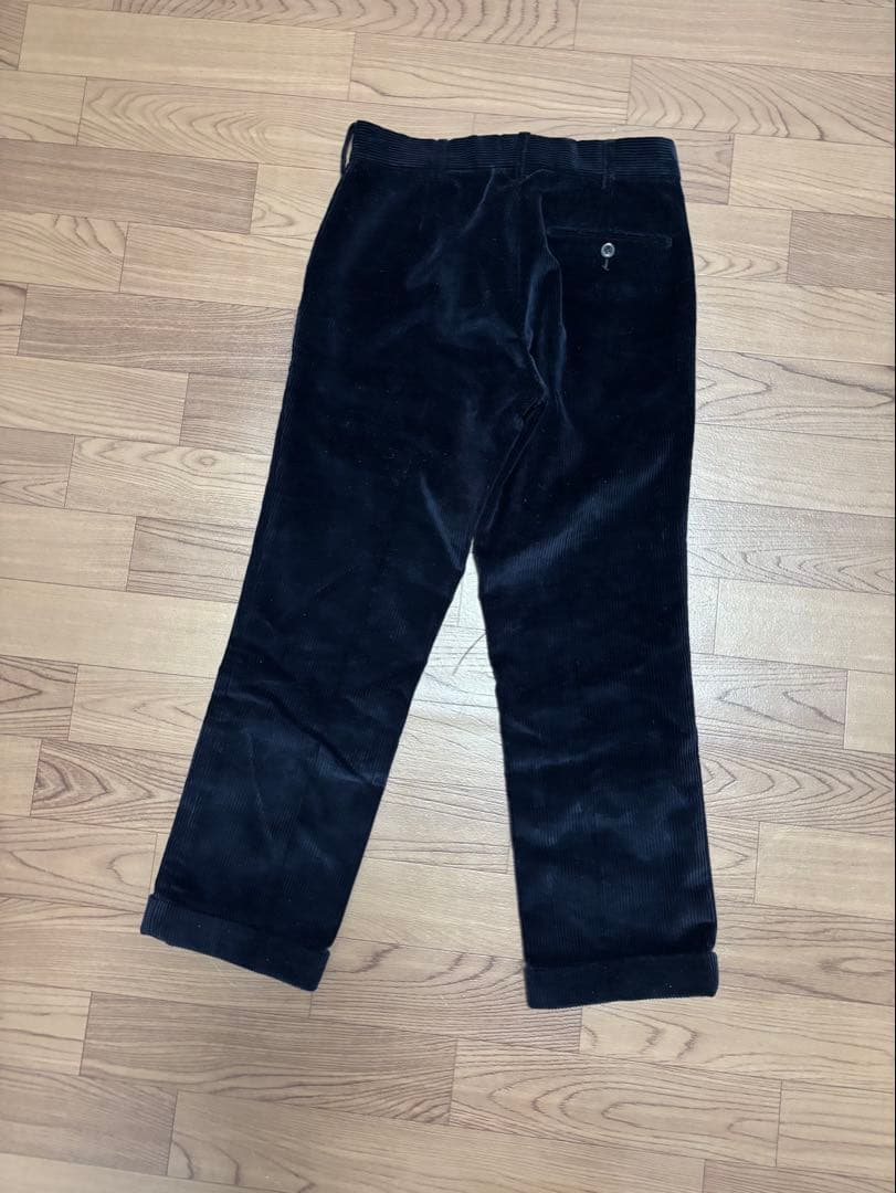 CORDINGS ネイビー　コーデュロイパンツ　28