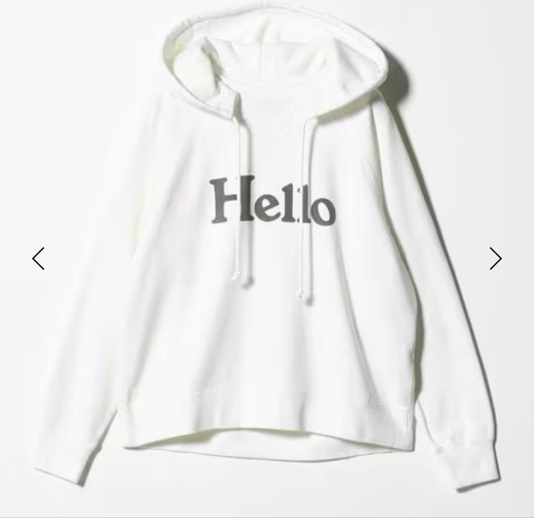 新品　＜MADISONBLUE＞HELLO フーディ　ホワイト