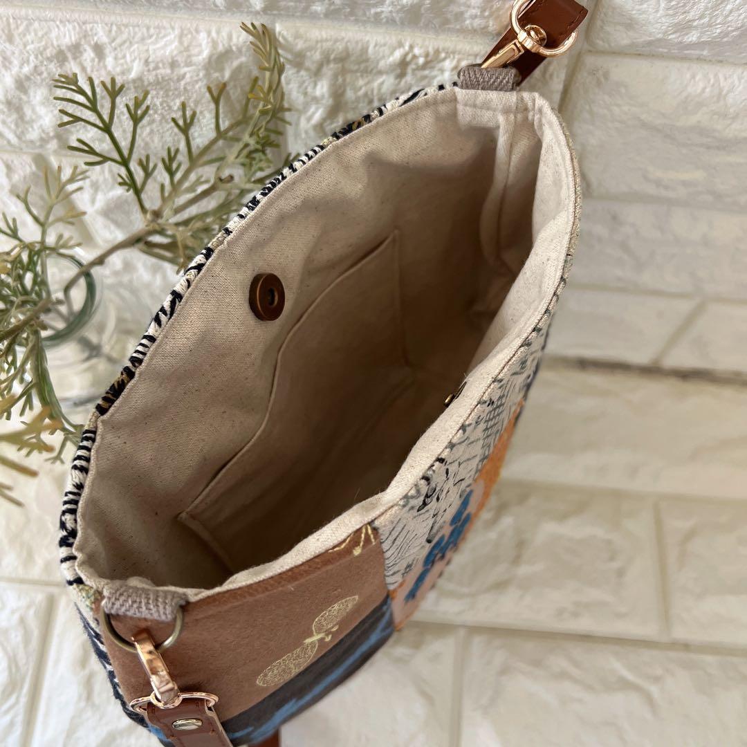 ミナペルホネン ハンドメイド ショルダーバッグ バッグ サコッシュ サブバッグ