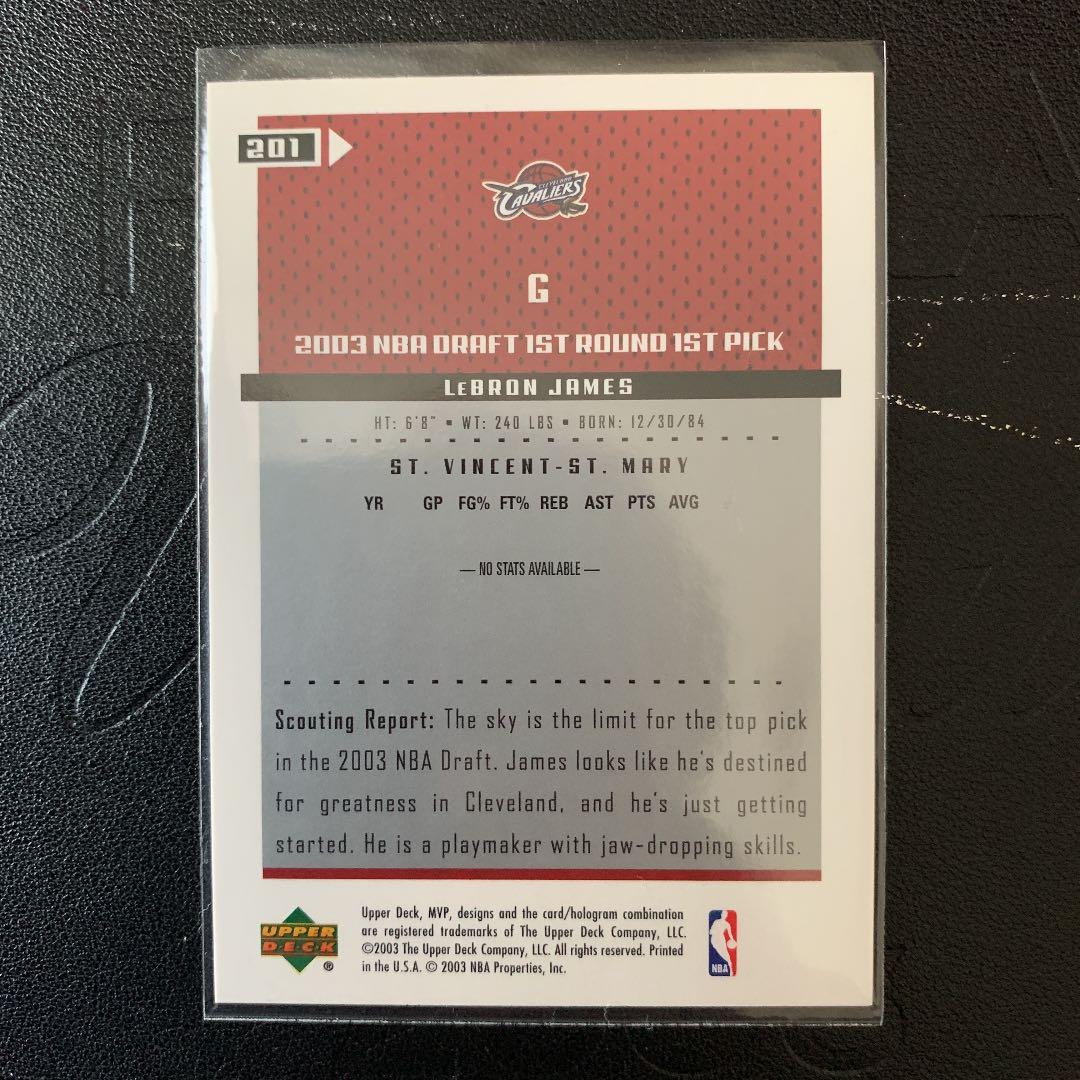 03-04 Upper Deck MVP レブロン 201 RC