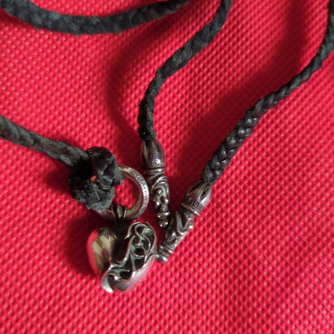 正規品　クロムハーツ　ハートペンダント