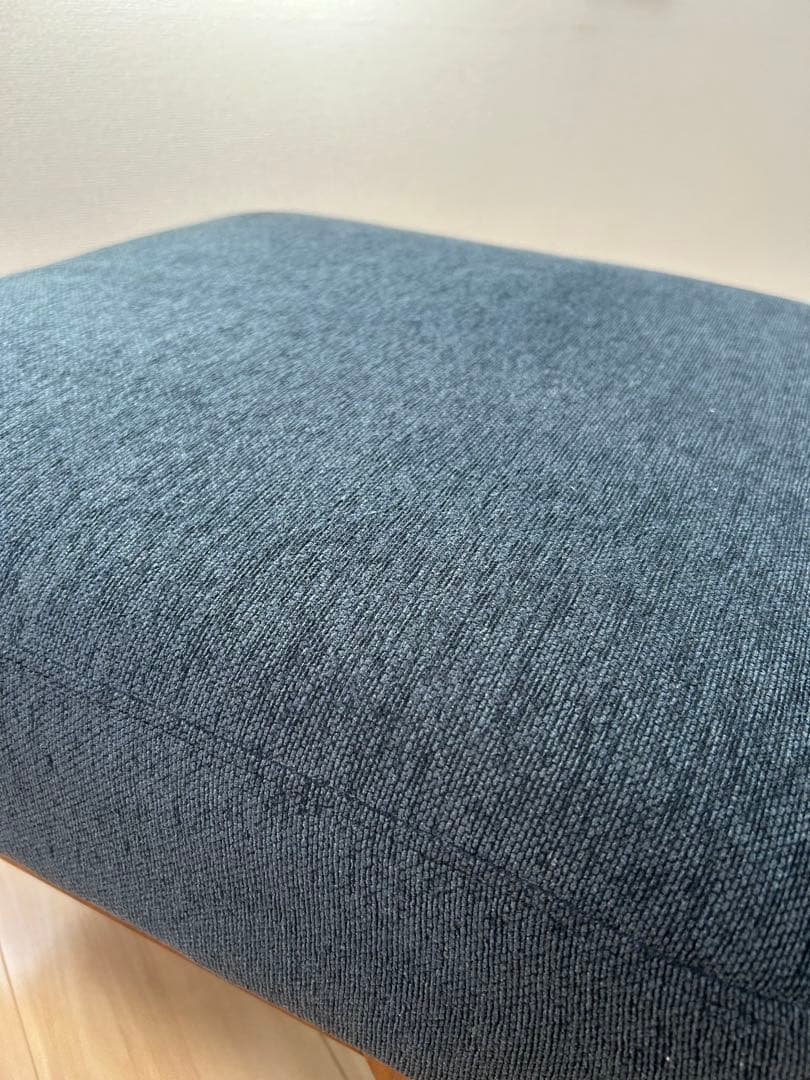 【送料込み】オットマン ダークブルー ウォールナット ForestⅡ 松本木工