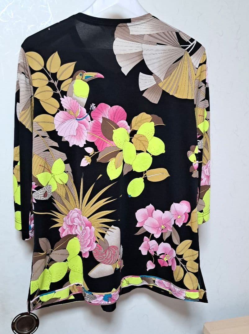 LEONARD SPORT レオナールスポーツ 七分袖カットソー 42 黒