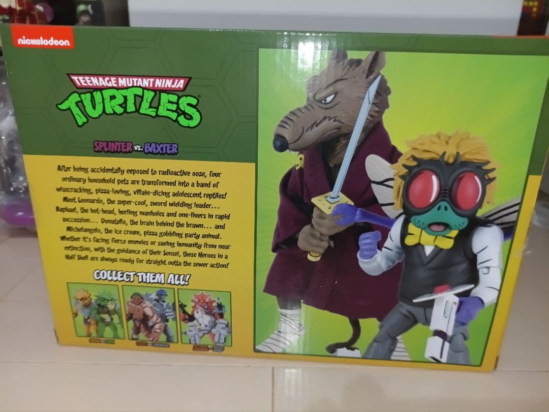 NECA ネカ タートルズ フィギュア スプリンター バクスター TMNT