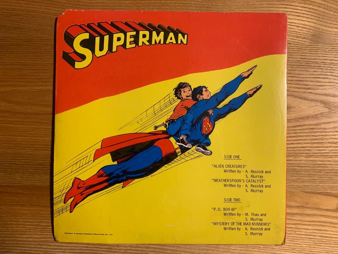 未開封 SUPERMAN スーパーマン POWER RECORDS レコード