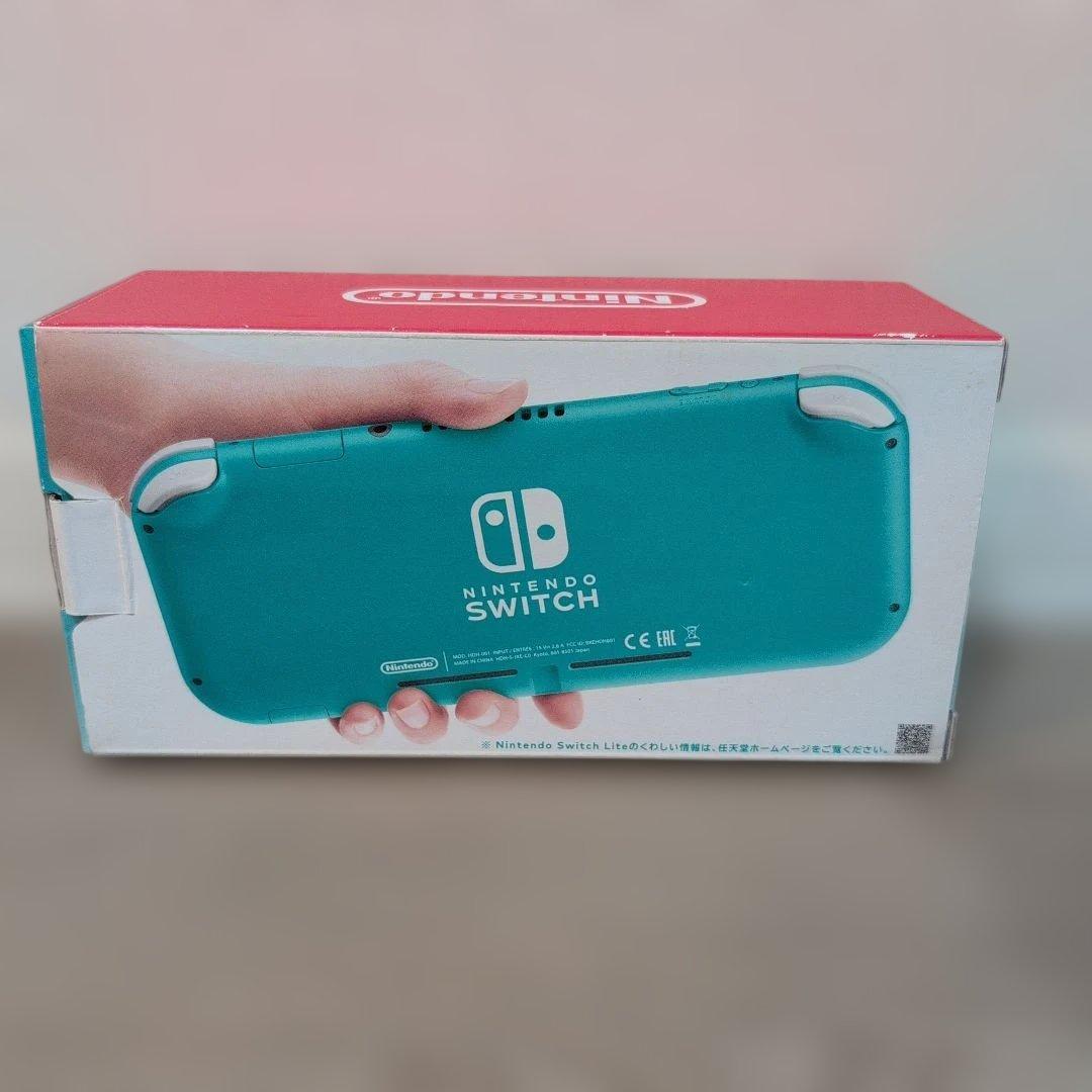 【動作品】Nintendo Switch Lite ターコイズ 本体 箱・充電器