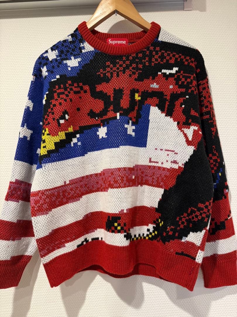 みゆきっち Supreme Digital Flag Sweater
