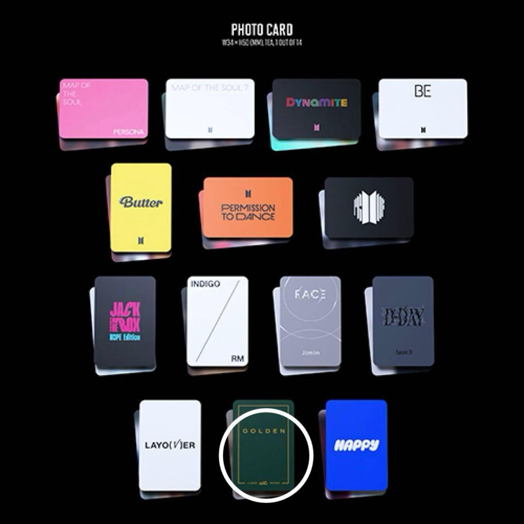 BTS フェスタ カプセルアルバム Vol.1 GOLDENジョングク グク