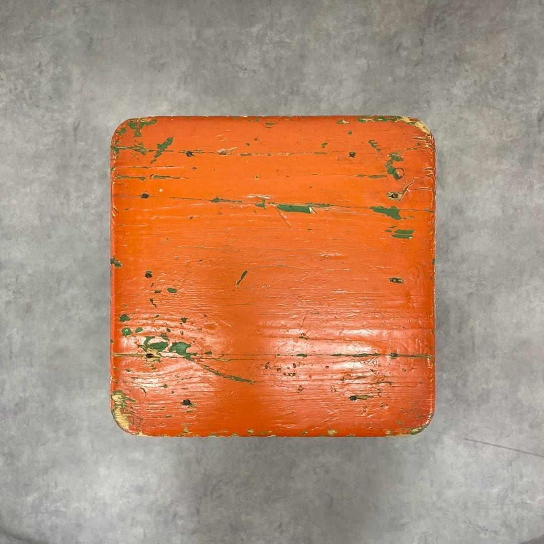 ヴィンテージ シャビー スツール サイドテーブル 飾り台 ビンテージ レトロ