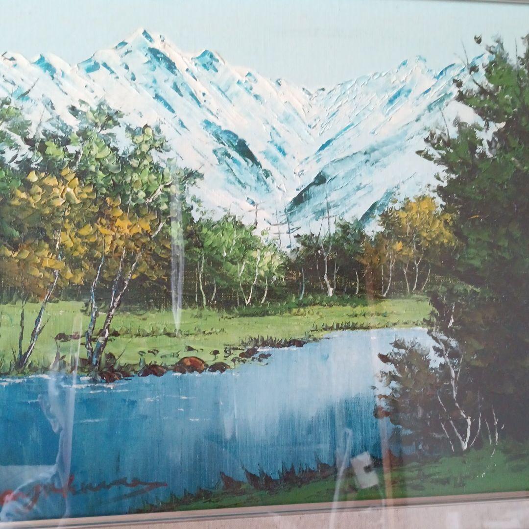 絵画 油絵 画家 早川周一 肉筆真画 F6 新装額縁