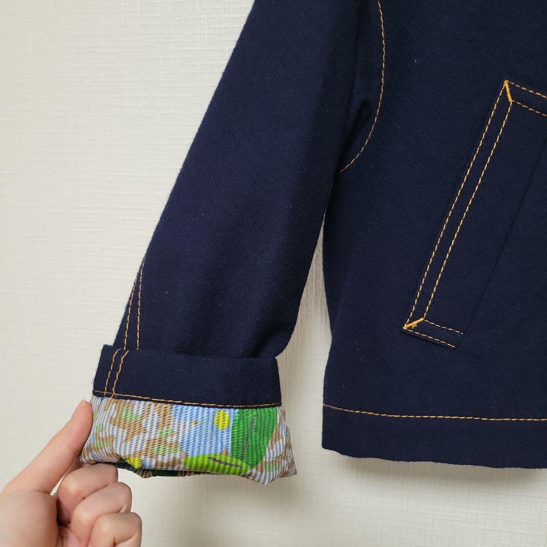 トリココムデギャルソン　アウター　ネイビー