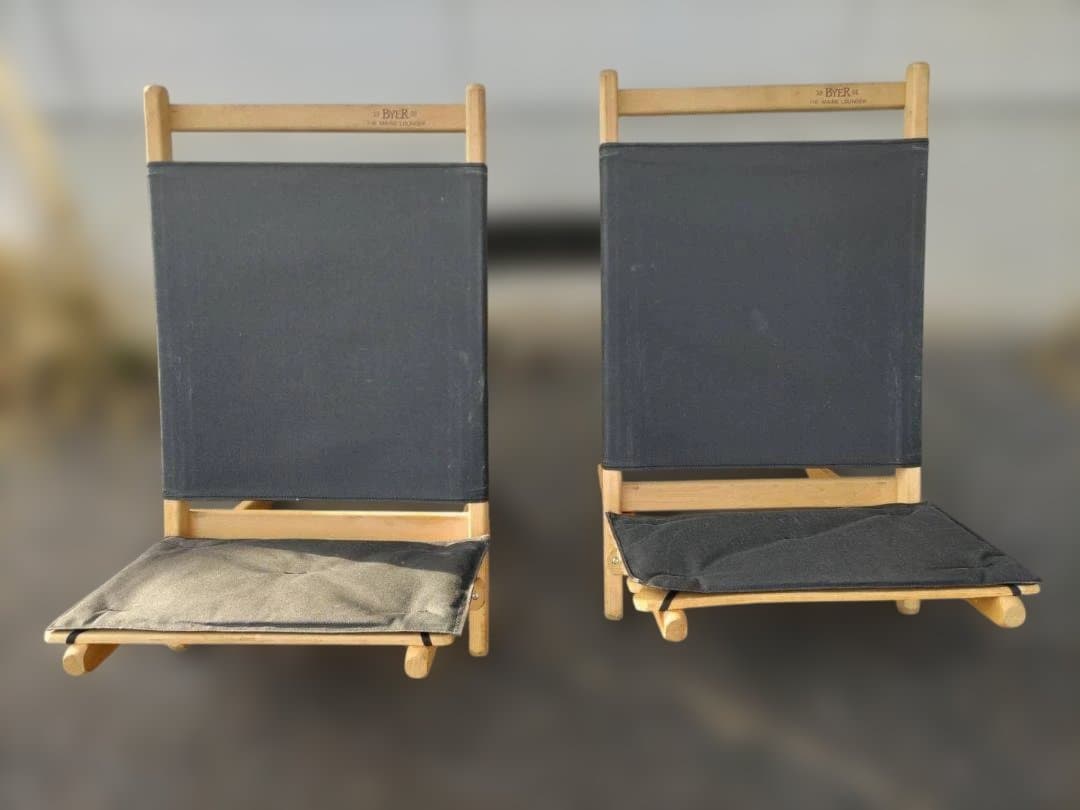 Byer of Maine バイヤー メインラウンジャー ブラック米国製 2脚組