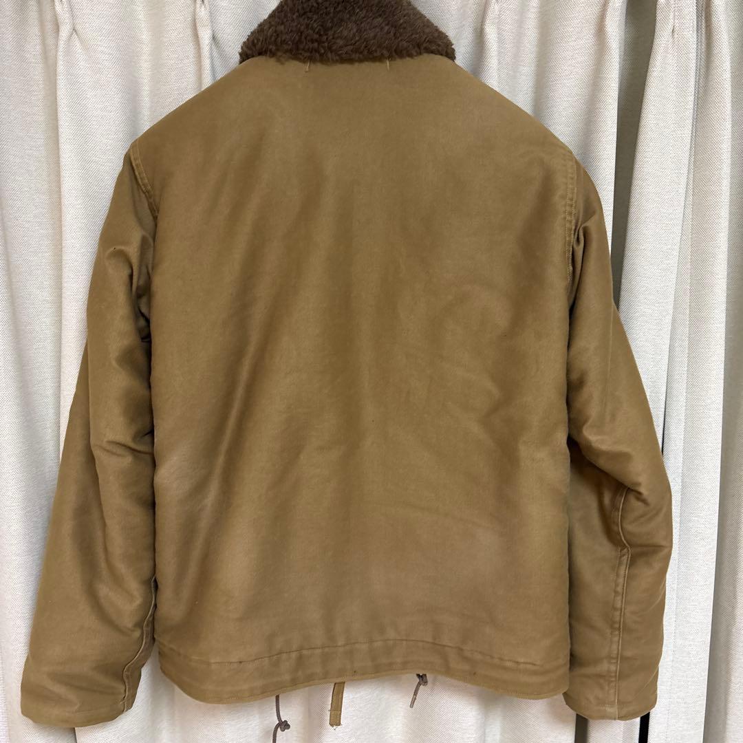 バズリクソンズ TYPE N-1 デッキジャケット 38 カーキ