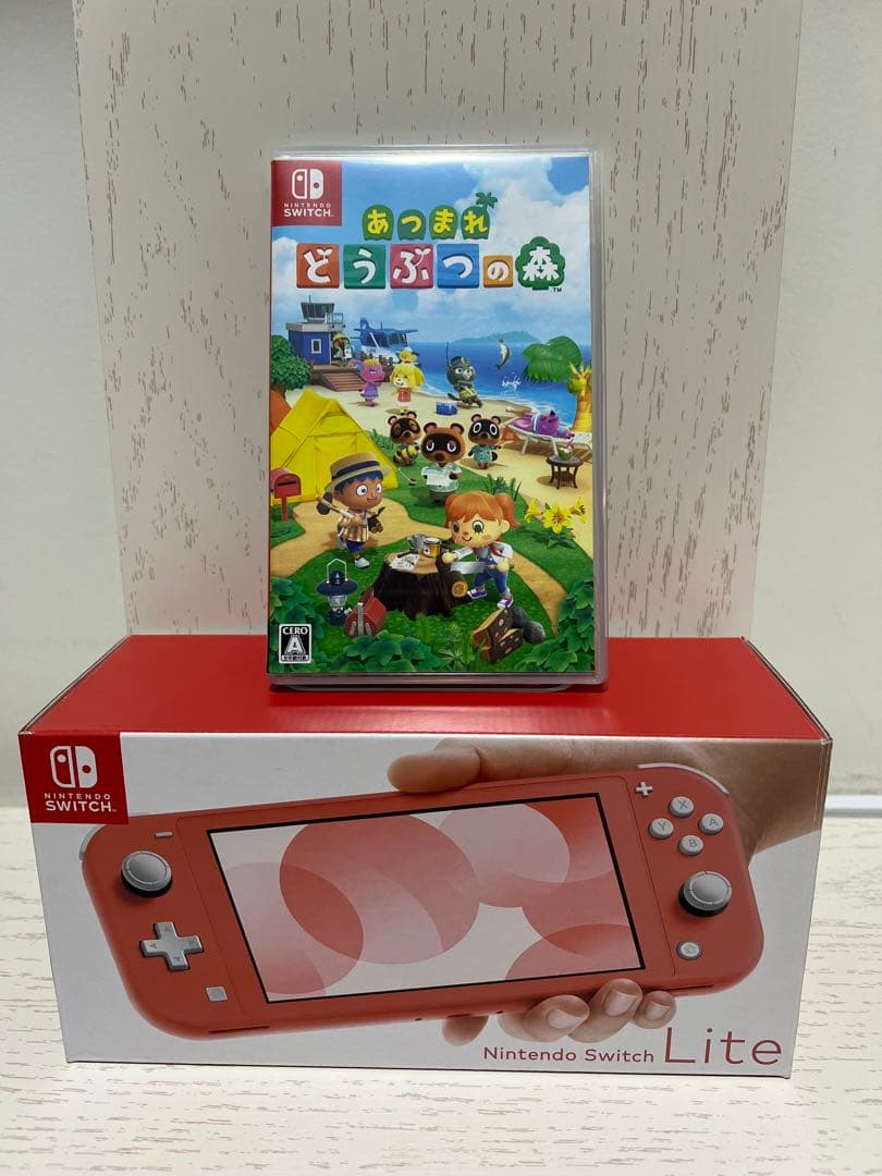 Nintendo Switch Lite ピンク+ あつまれ どうぶつの森