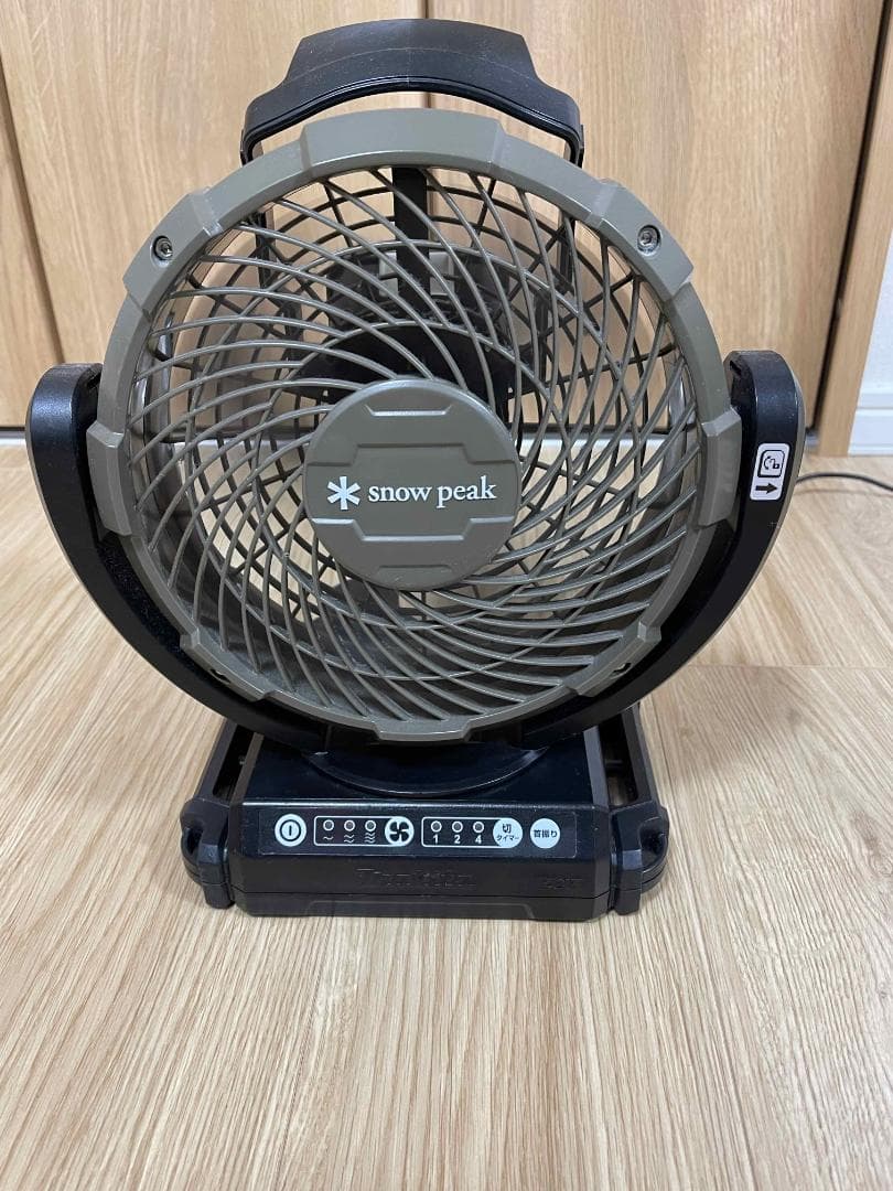 【美品】【バッテリー付】スノーピークフィールドファンMKT-102 扇風機マキタ