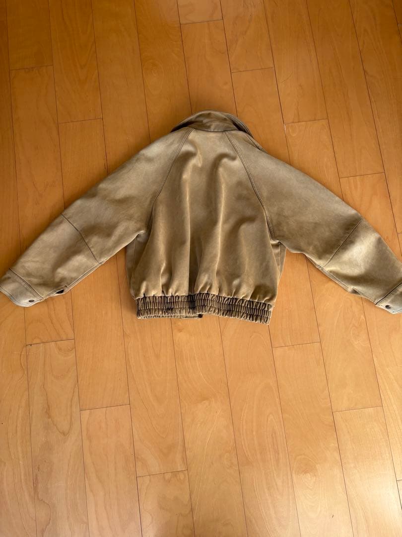 moussy マウジー suede gather スエードブルゾン