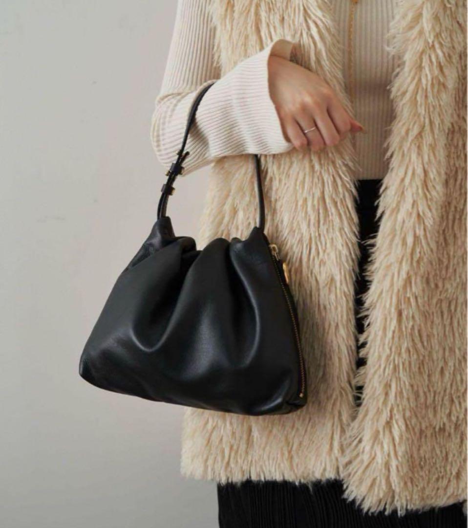 〈russet〉gem_by russet レザーワンハンドルバッグ