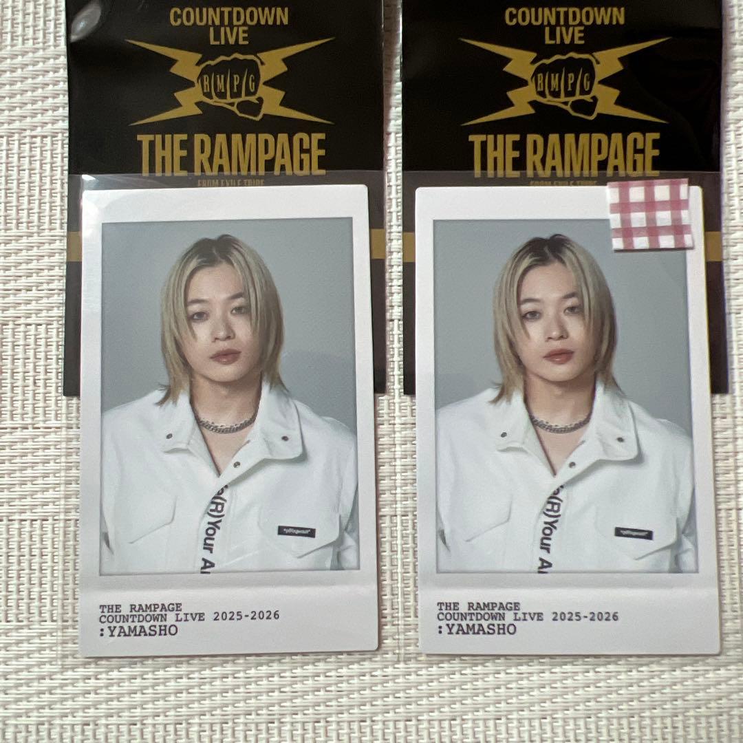 み*ぬ様 THE RAMPAGE 山本彰吾　ステッカーカード　シークレット＋ノー