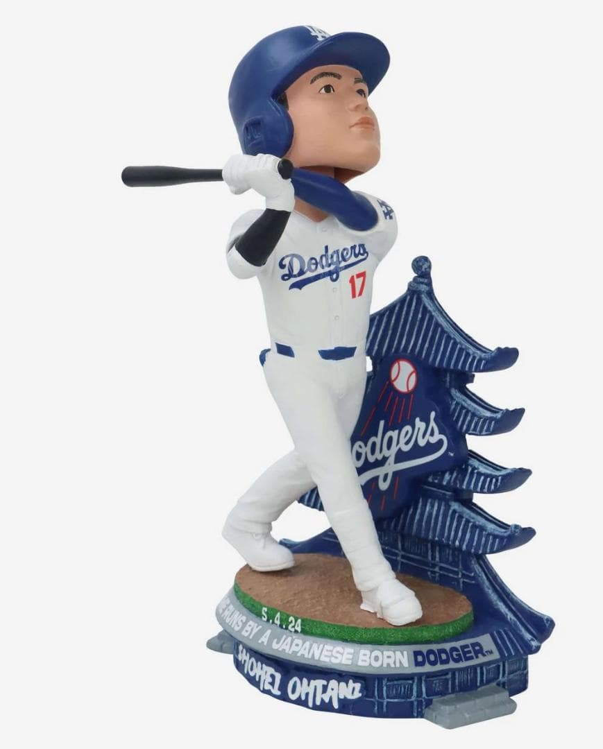 大谷翔平　ボブルヘッド ドジャース　日本生まれ選手最多本塁打記念　324個限定
