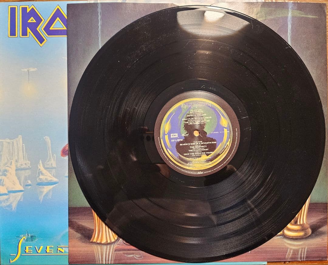 洋楽 IRON MAIDEN SEVENTH SON OF SEVENTH SON