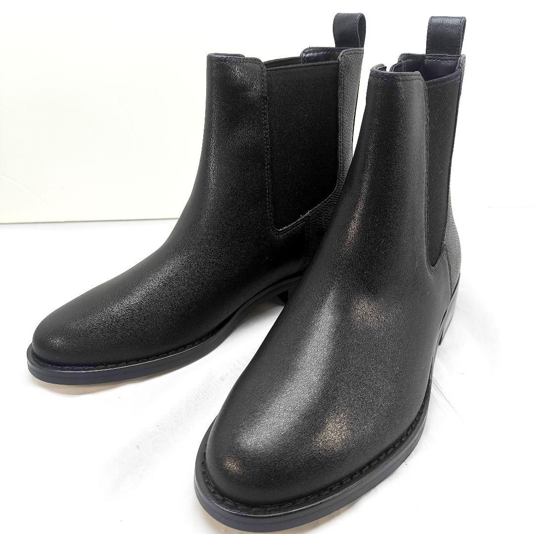 新品 コーチ ショートブーツ シグネチャー cマーク サイドゴアブーツ