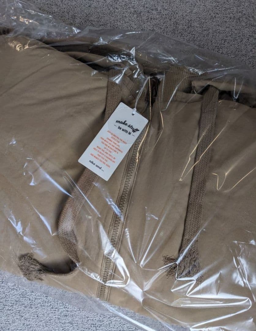 ニコアンド ミリアウター Misayoプロデュース be with M ベージュ