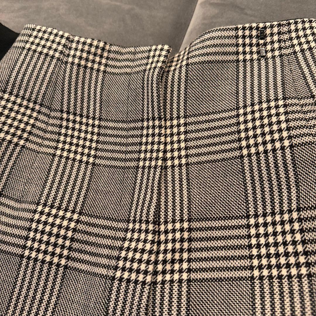 Christian Dior チェック柄 ハイウエストショートパンツ