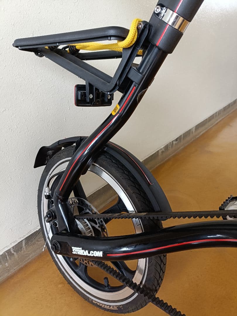 折りたたみ自転車 アルミ ブラック/レッド