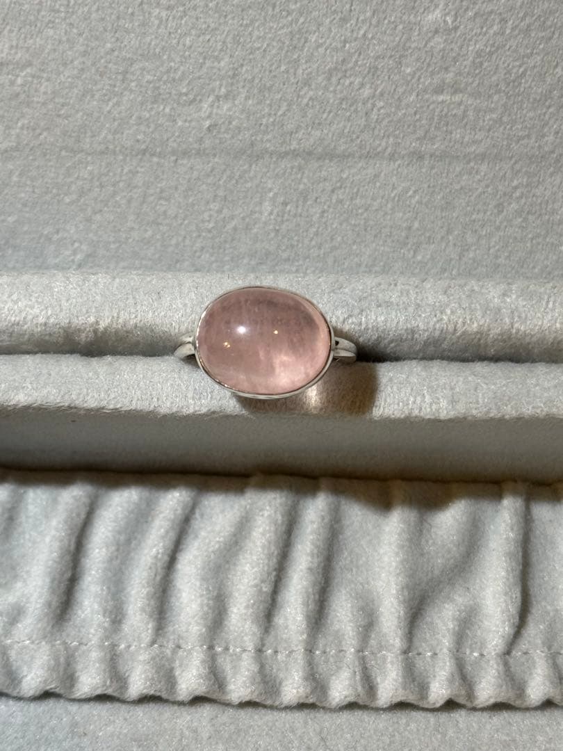 モルガナイト　silverリング