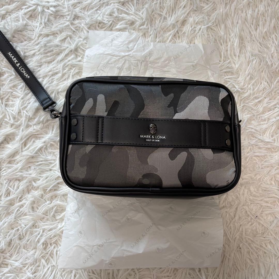マークアンドロナ クラッチバッグ 迷彩 スカル カートバック VIP