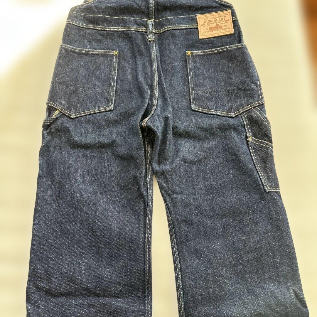 アイアンハートメンズデニム　オーバーオール