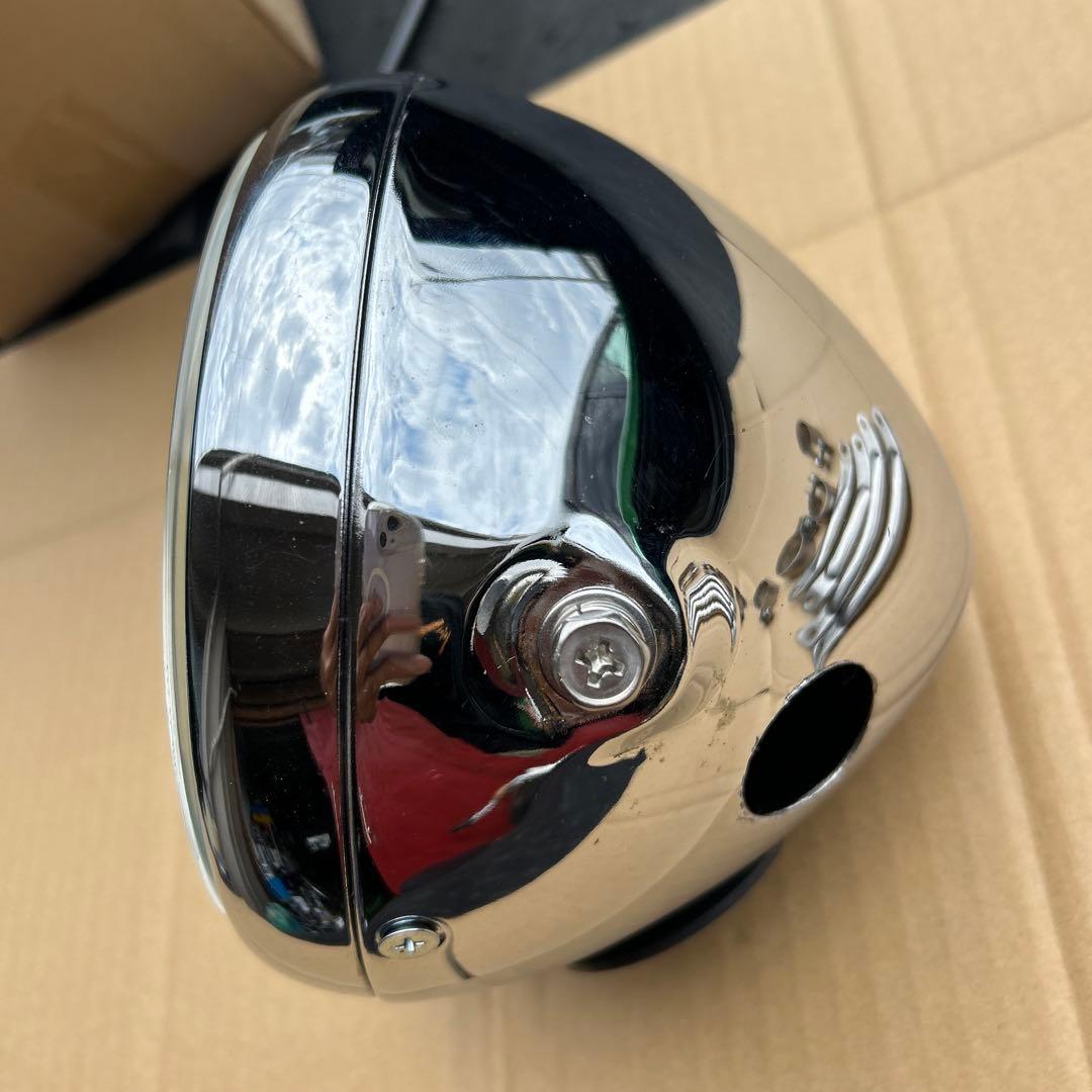 SR400 社外ベッドライト砲弾型