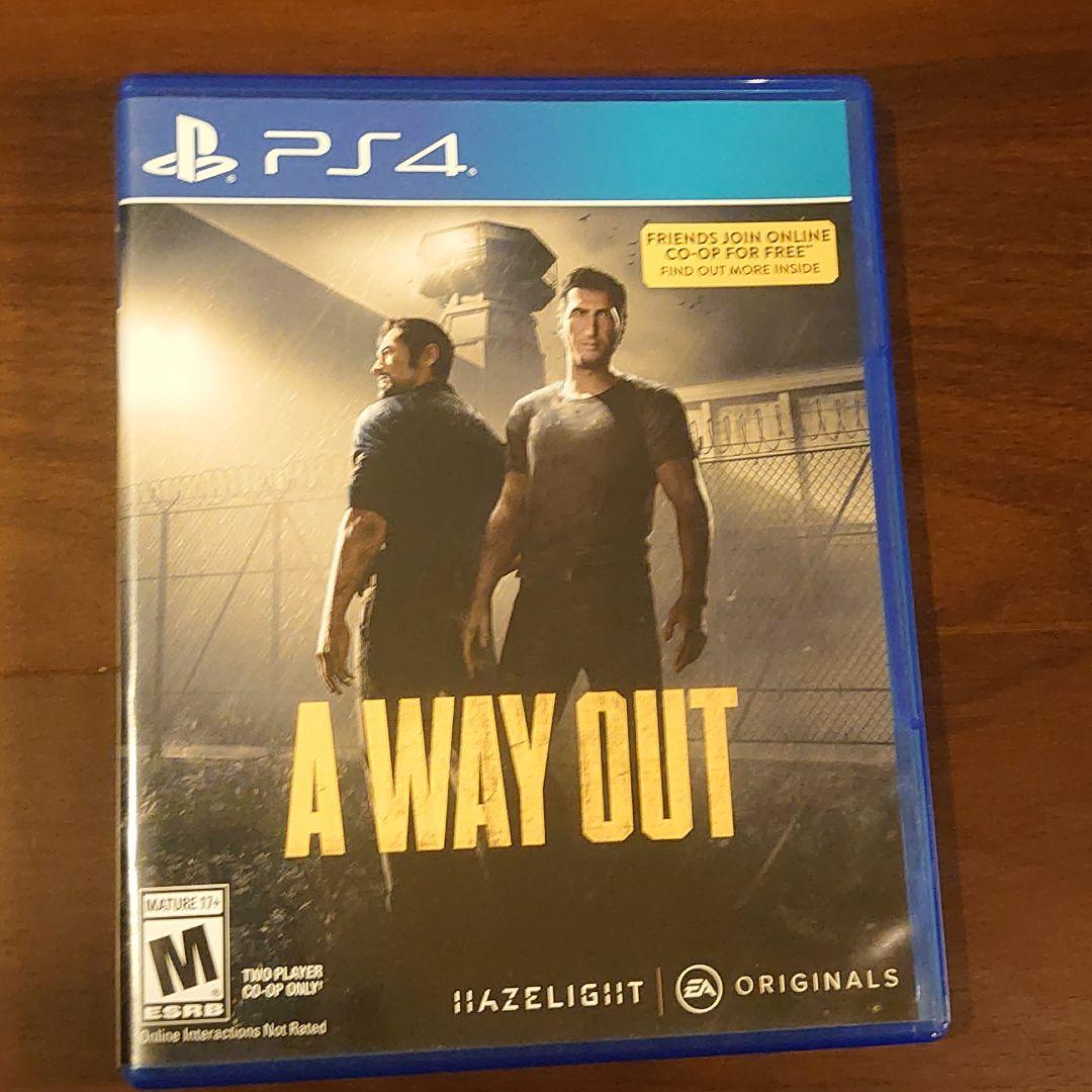 超希少☆日本未入荷☆PS4 北米版　A WAY OUT　アウェイアウト