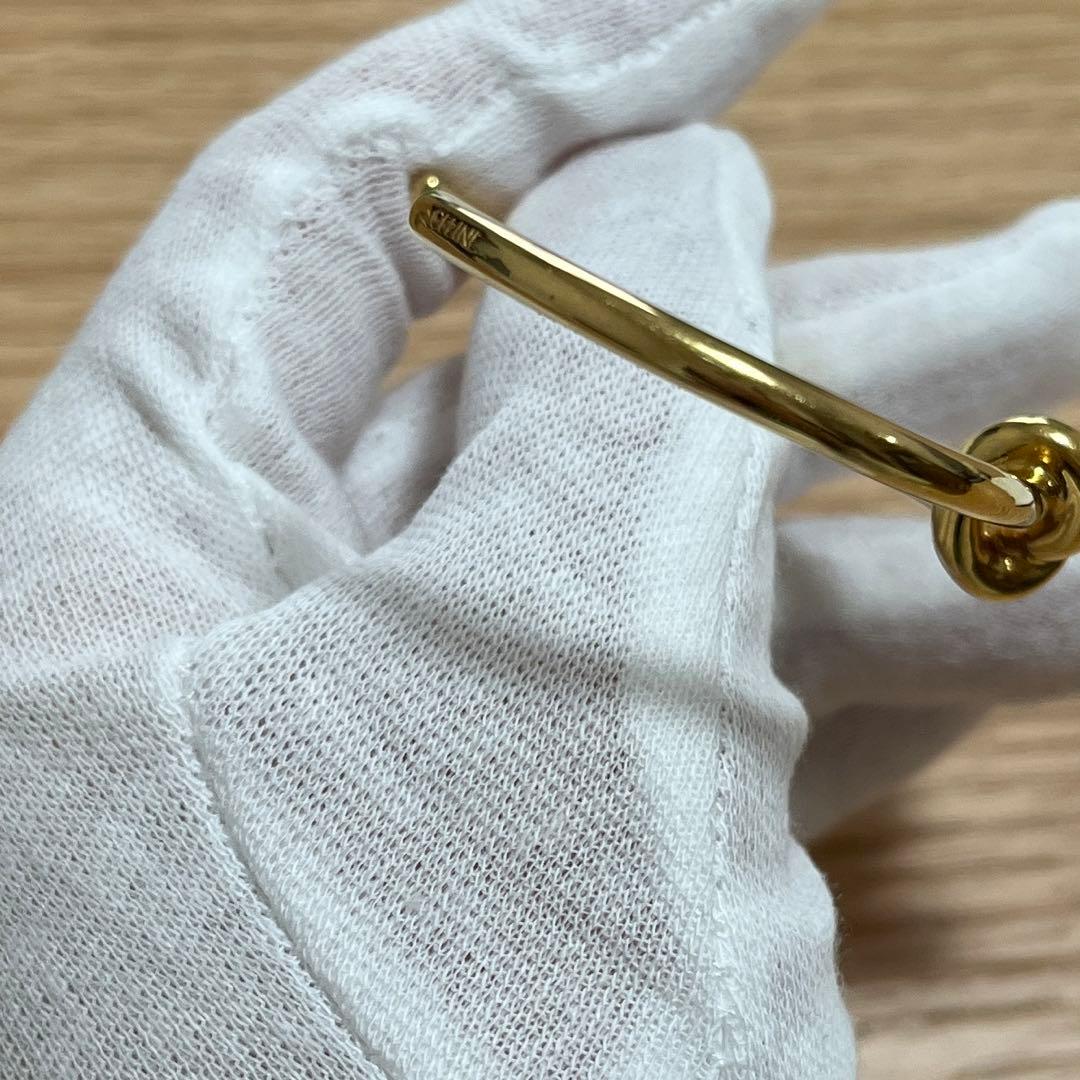 【正規品】ノット エクストラシンブレスレット / ゴールドフィニッシュ ブラス