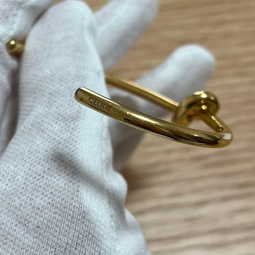 【正規品】ノット エクストラシンブレスレット / ゴールドフィニッシュ ブラス