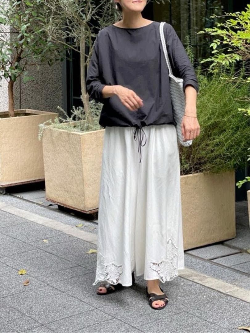 BEARDSLEY ビアズリー　シャツTシャツ　ブラック　洗える ブラウス