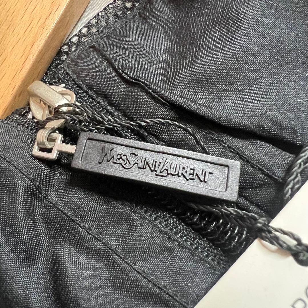 Yves Saint Laurent 黒 ナイロンジャケット 未使用タグ付き