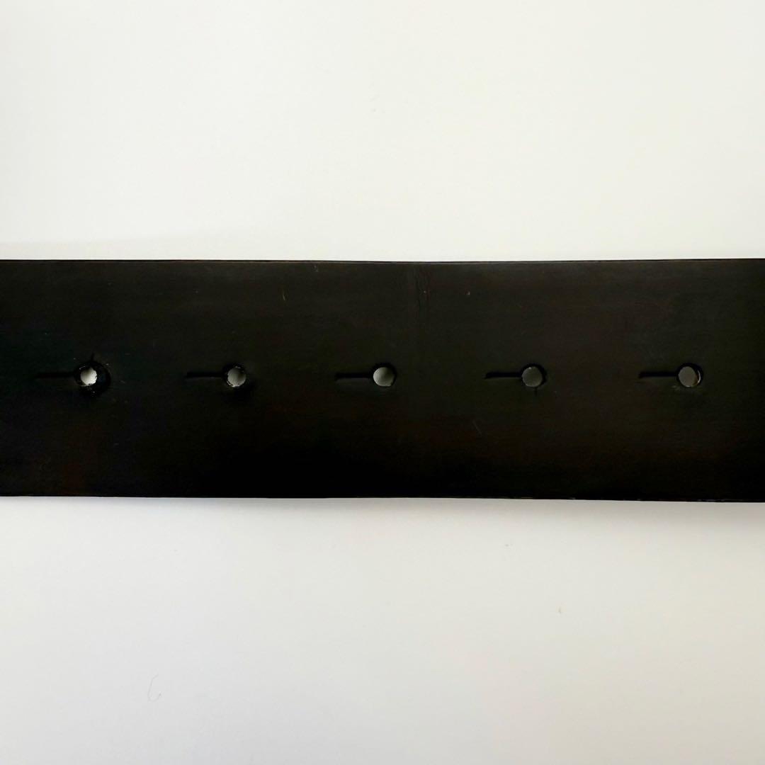 【美品】Dior Homme ブラックレザーベルト