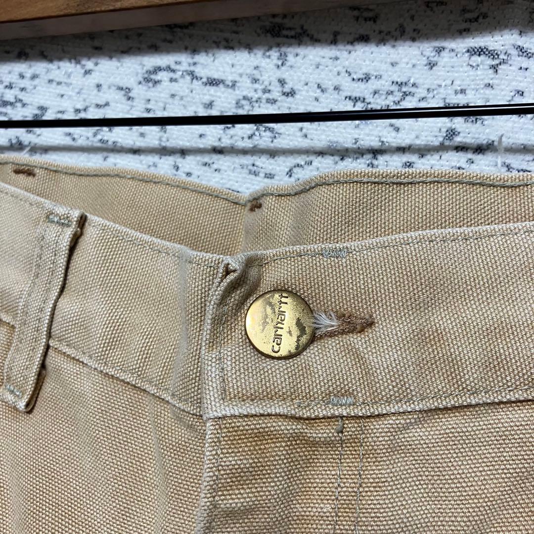 カーハート　ダブルニーペインターパンツ　30×34　USA アメリカ製　古着
