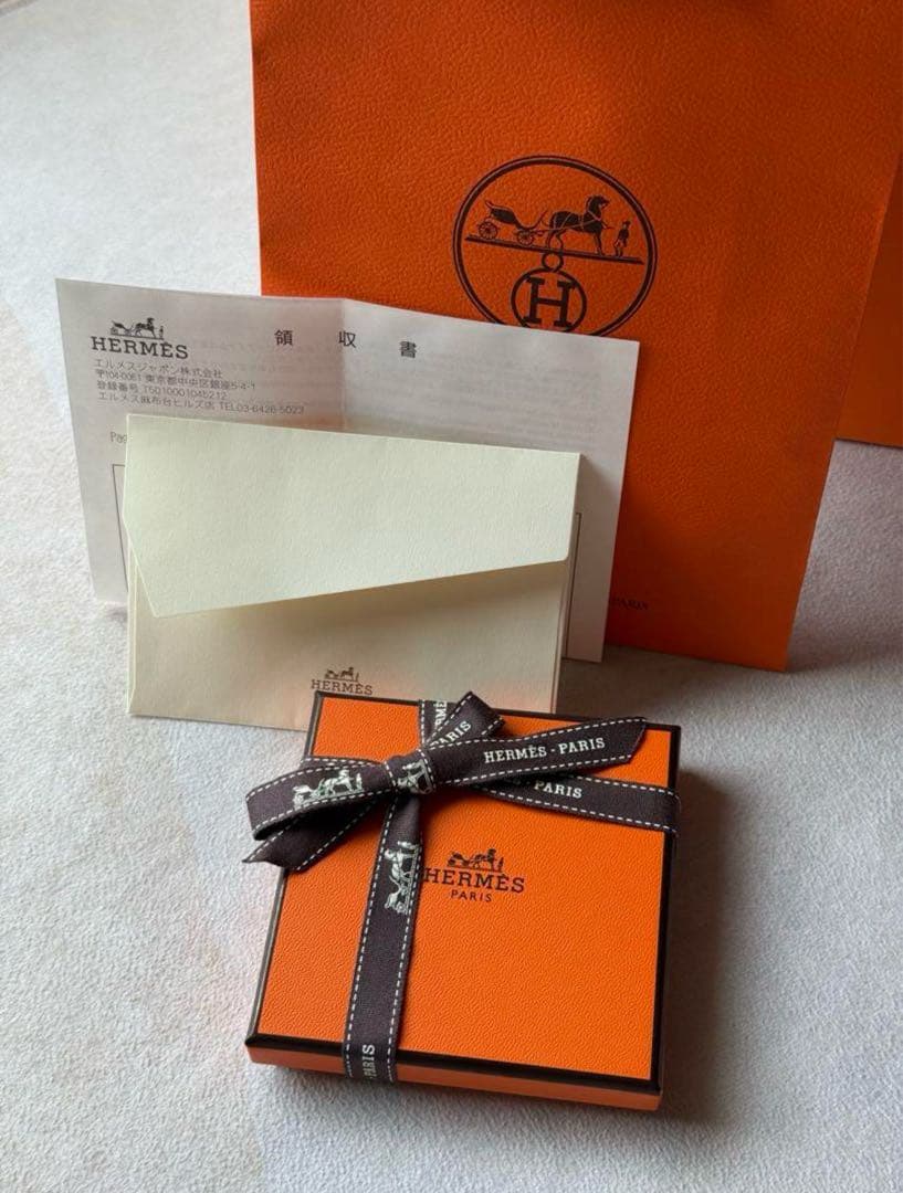 新品未使用 HERMES エルメス レザーブレスレット ブラック T5