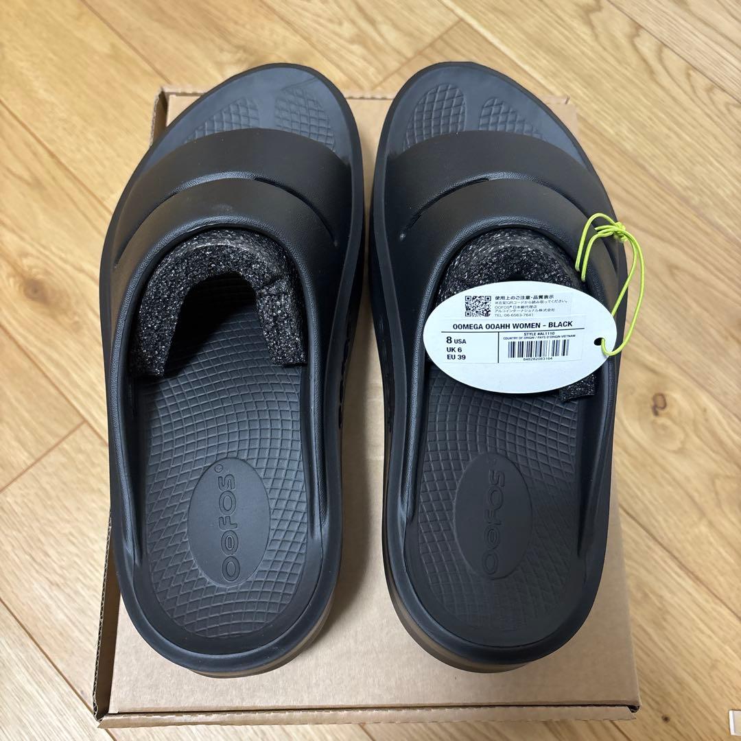 『新品未使用品✨』OOFOS OOmega OOahh Women ブラック