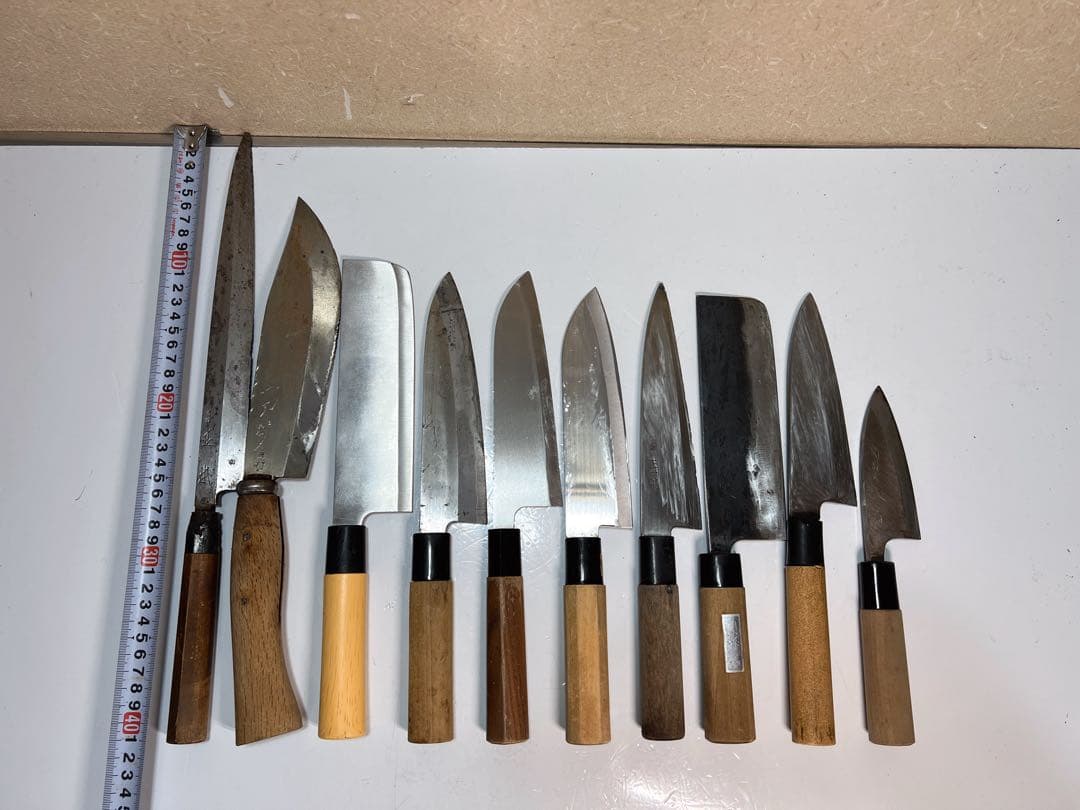 濃州正宗作 関 孫 銀 刀都 手打 ナイフ10本セット他