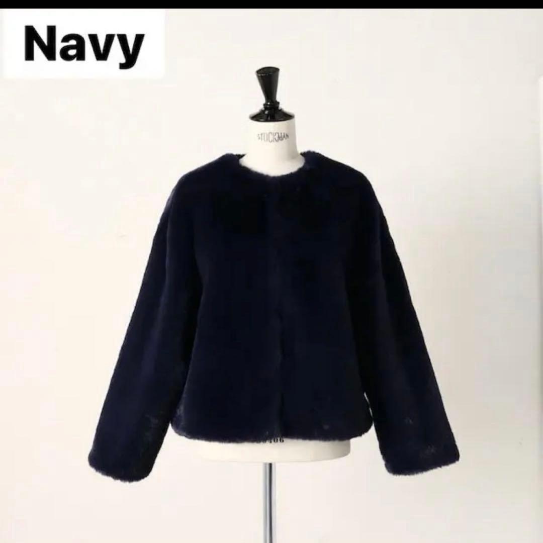 ジプソフィア ノーブルブルゾン エコファーコート Gypsohila